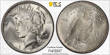 1923 $1 MS64