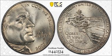 2005-P 5C Western Waters MS66