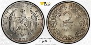 1926-F 2R Mk J-320 MS68