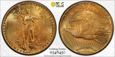 1924-S $20 MS64