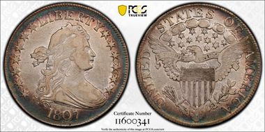 1807 50C Draped Bust VF30