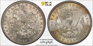 1888-O $1 VAM 1B Scarface MS62
