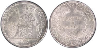 1887-A Piastre Lec-268 MS63