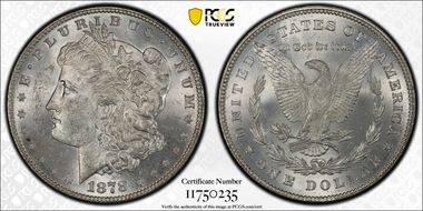 1878 7TF $1 VAM 82 MS62