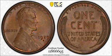 1929-D 1C MS64BN
