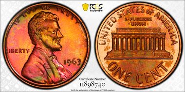 1963 1C PR65RB