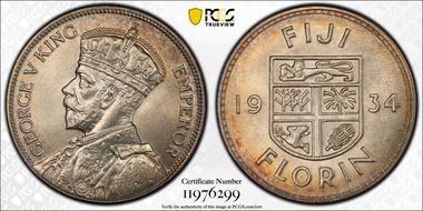1934 Florin MS66