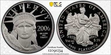 2006-W $10 Statue of Liberty PR69DCAM