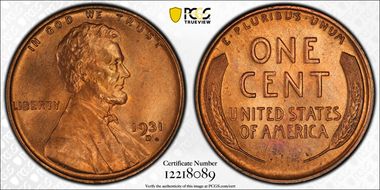 1931-D 1C MS64RD