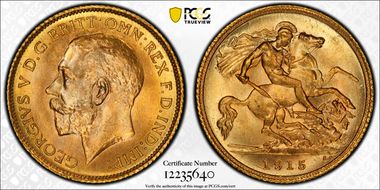 1915-S 1/2 Sov S-4009 MS66