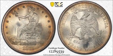 1875 T$1 MS65+