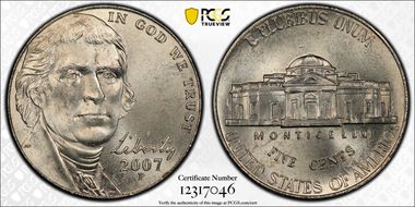2007-P 5C MS66FS