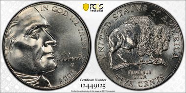 2005-D 5C Speared Bison MS64