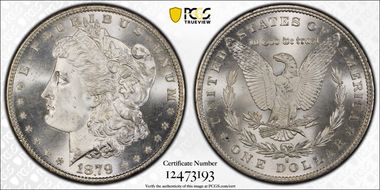 1879-S $1 MS67+