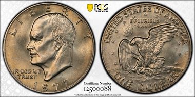 1977 $1 MS66