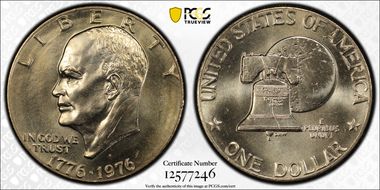 1976-D $1 Type 2 MS66