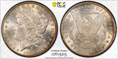1890-CC $1 MS62
