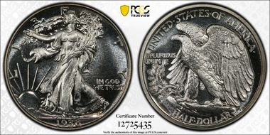 1938 50C PR66