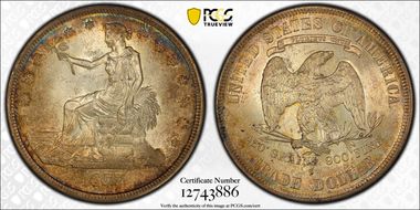 1877-S T$1 MS61