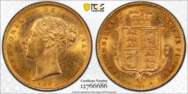 1873 1/2 Sov S-3860D MS64