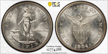 1904-S/S 20C Allen-10.04b MS64