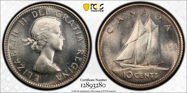 1959 10C MS66