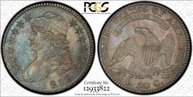 1812 50C O-109a MS63