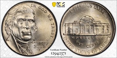 2008-P 5C MS65FS