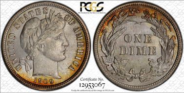 1909 10C MS67+