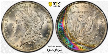 1884-O $1 MS63