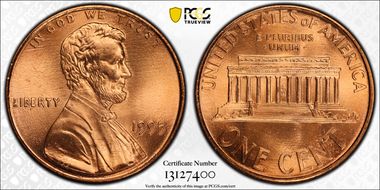 1995 1C Doubled Die Obverse MS68RD