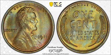 1911 1C MS65+ BN