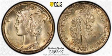 1931-S 10C MS67+ FB