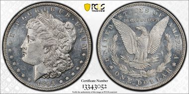 1893 $1 MS60PL