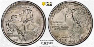 1925 50C Stone Mountain MS65