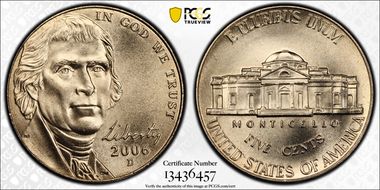 2006-D 5C Monticello MS66FS