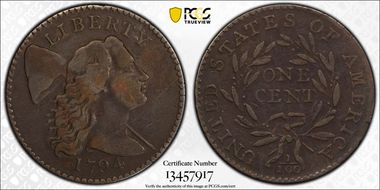 1794 1C S-52, Coquette VF25BN