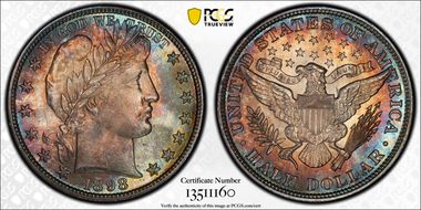 1898 50C MS67+