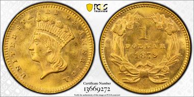 1879 G$1 MS65