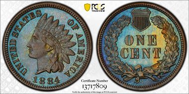 1884 1C PR65BN