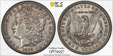 1893-O $1 AU53