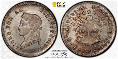 1857-PTS FJ 1/2 Sol KM-118.2  Ag MS64