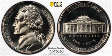 1940 5C Reverse of 1940 PR66