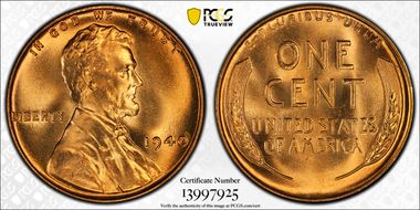1940 1C MS67RD