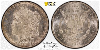 1879-S $1 VAM 42, Rev. of 1878 MS61