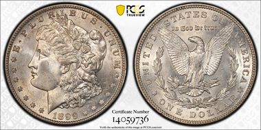 1899-O $1 VAM 32, Micro O MS61