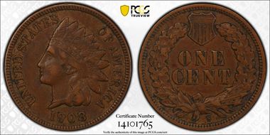 1908-S/S 1C RPM, FS-501, S-1 XF40BN