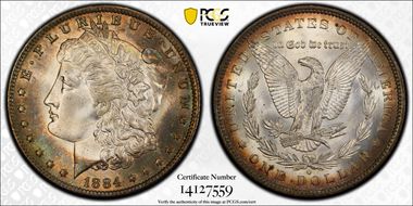1884-O $1 MS63