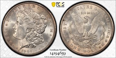 1904 $1 MS64
