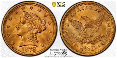1878 $2.50 MS66+